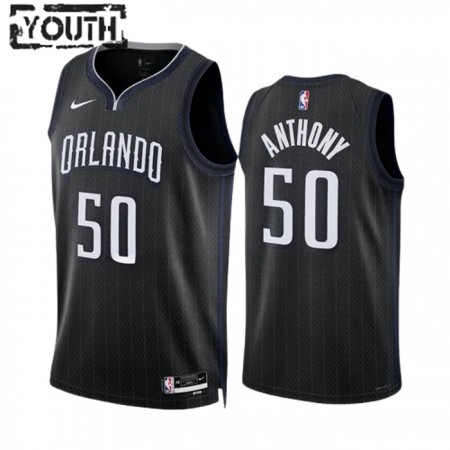 Dres Orlando Magic Cole Anthony 50 Nike 2022-23 City Edition Crno Swingman - Dječji